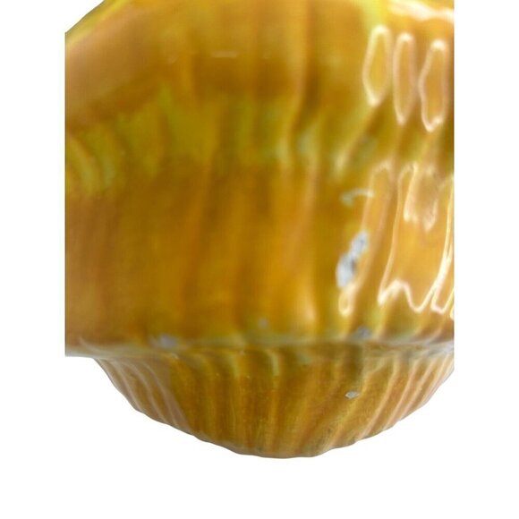 GUARD CAT hollywood regency vtg ceramic cookie jar Leo Lion fiori italian art - Picture 7 of 16